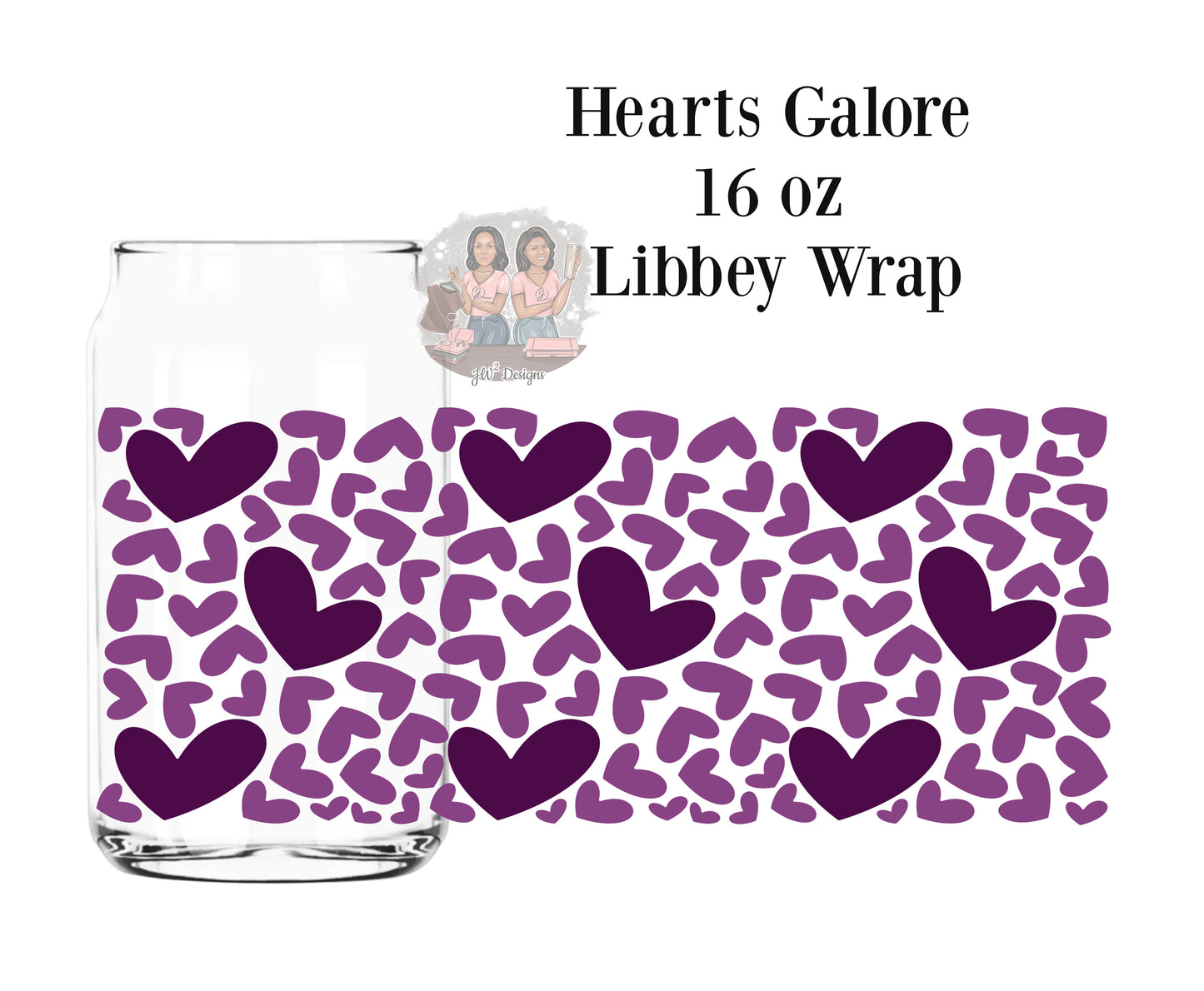 Hearts Galore Libbey Wrap