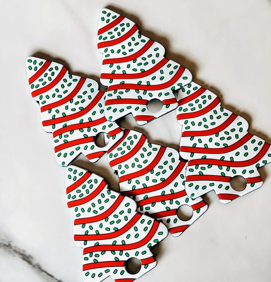 Tree Cake Tumbler Tag