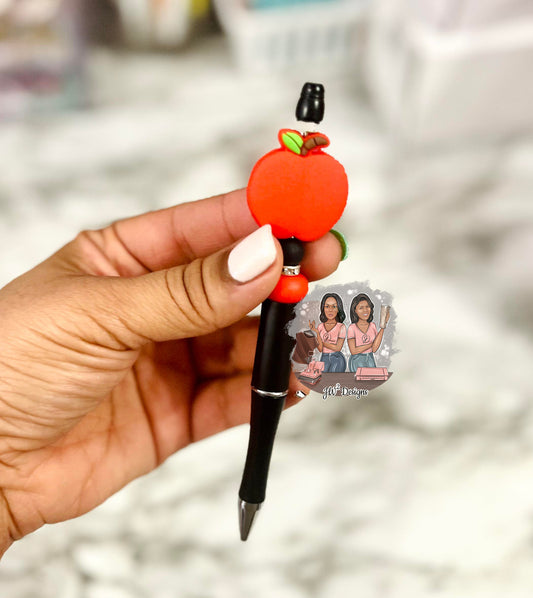 Apple Beaded Pen