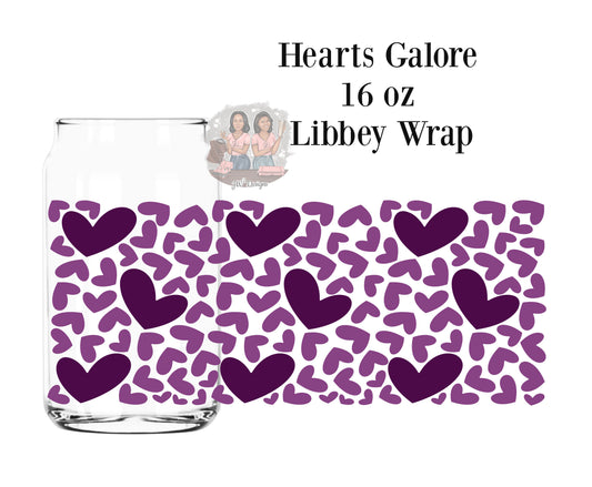 Hearts Galore Libbey Wrap
